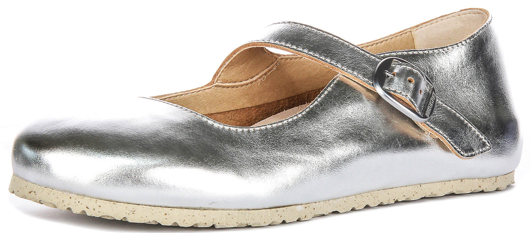 Birkenstock Tracy In Silver For Unisex
