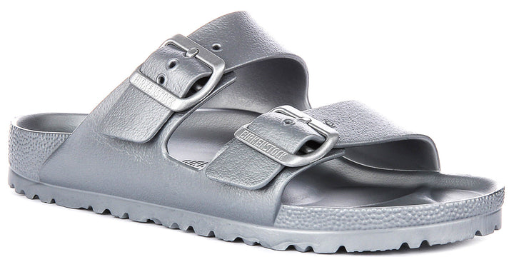 Birkenstock Arizona Eva In Silver | Narrow Fit