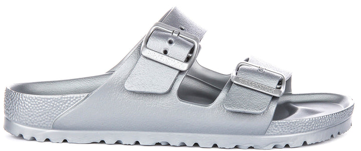 Birkenstock Arizona Eva In Silver | Narrow Fit