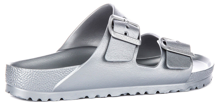 Birkenstock Arizona Eva In Silver | Narrow Fit