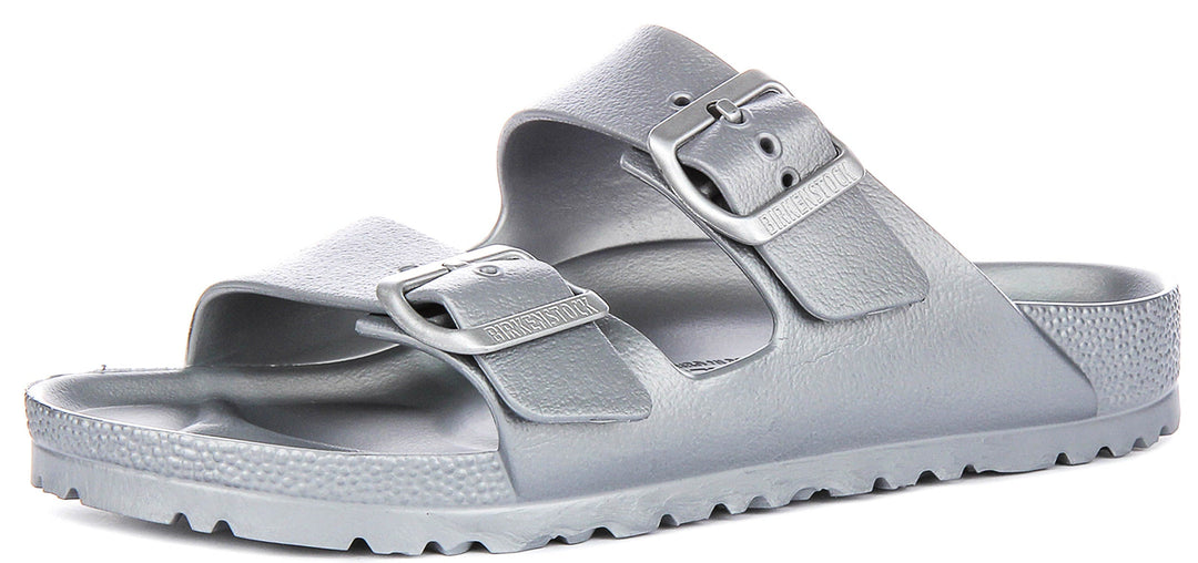Birkenstock Arizona Eva In Silver | Narrow Fit