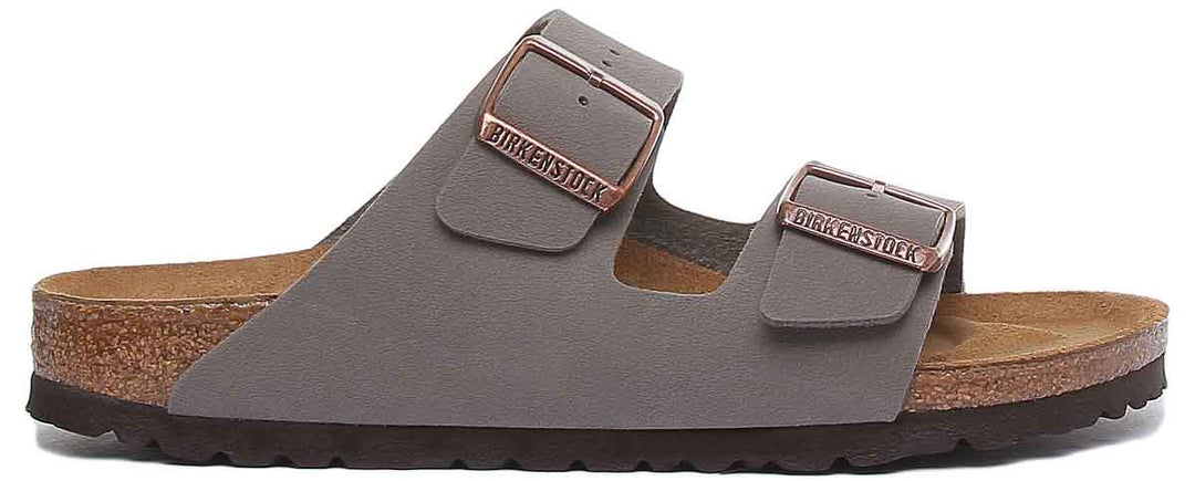 Birkenstock Arizona sandales à double lanière en pierre Birko Flor en liège pour femmes