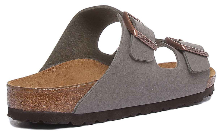 Birkenstock Arizona sandales à double lanière en pierre Birko Flor en liège pour femmes
