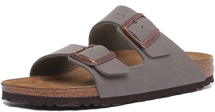 Birkenstock Arizona sandales à double lanière en pierre Birko Flor en liège pour femmes