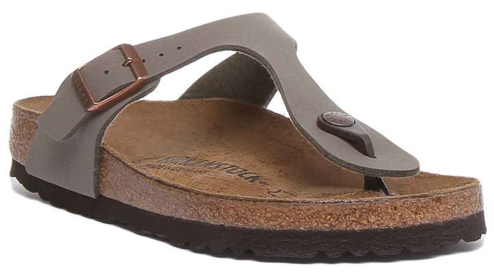 Birkenstock Gizeh sandale pour femmes Birko Flor style string pierre