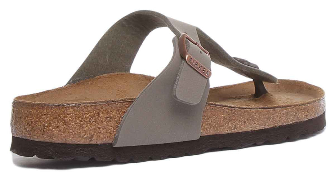 Birkenstock Gizeh sandale pour femmes Birko Flor style string pierre