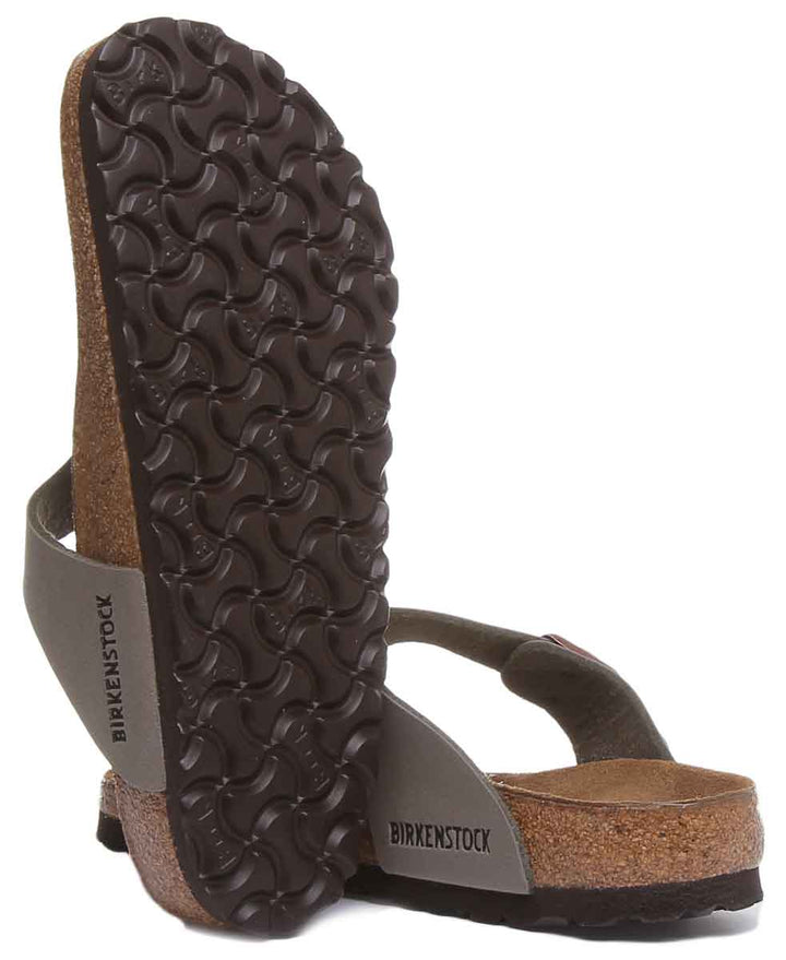 Birkenstock Gizeh sandale pour femmes Birko Flor style string pierre