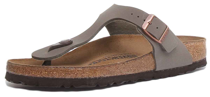 Birkenstock Gizeh sandale pour femmes Birko Flor style string pierre