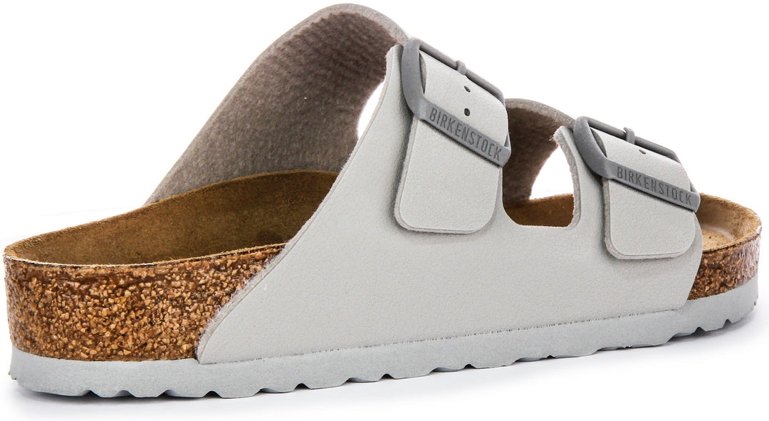 Birkenstock Arizona BF Deux Sangles Ajustables Sandales Femme en Birko Flor Pierre