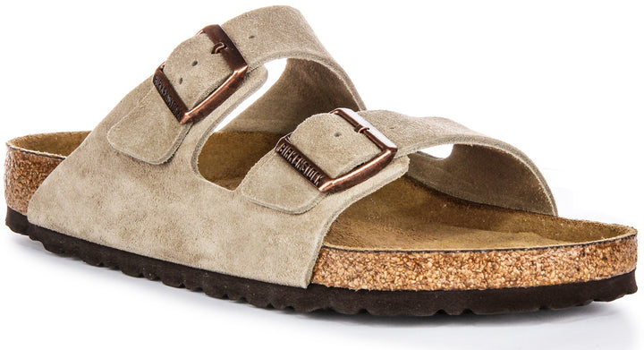 Birkenstock Arizona Semelle Douce en Taupe