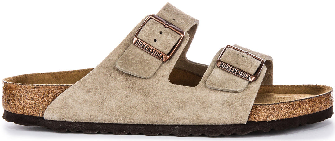 Birkenstock Arizona Semelle Douce en Taupe
