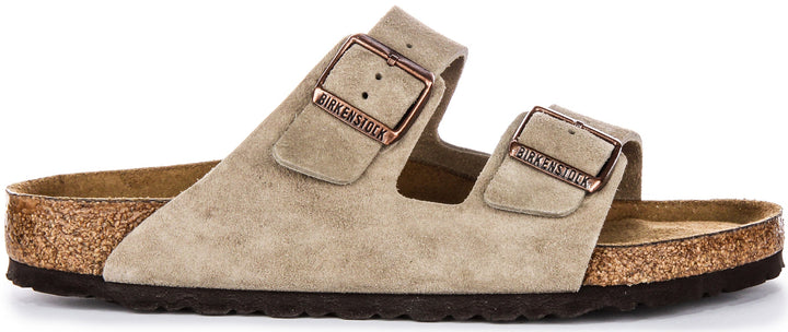 Birkenstock Arizona Semelle Douce en Taupe