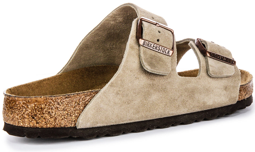 Birkenstock Arizona Semelle Douce en Taupe