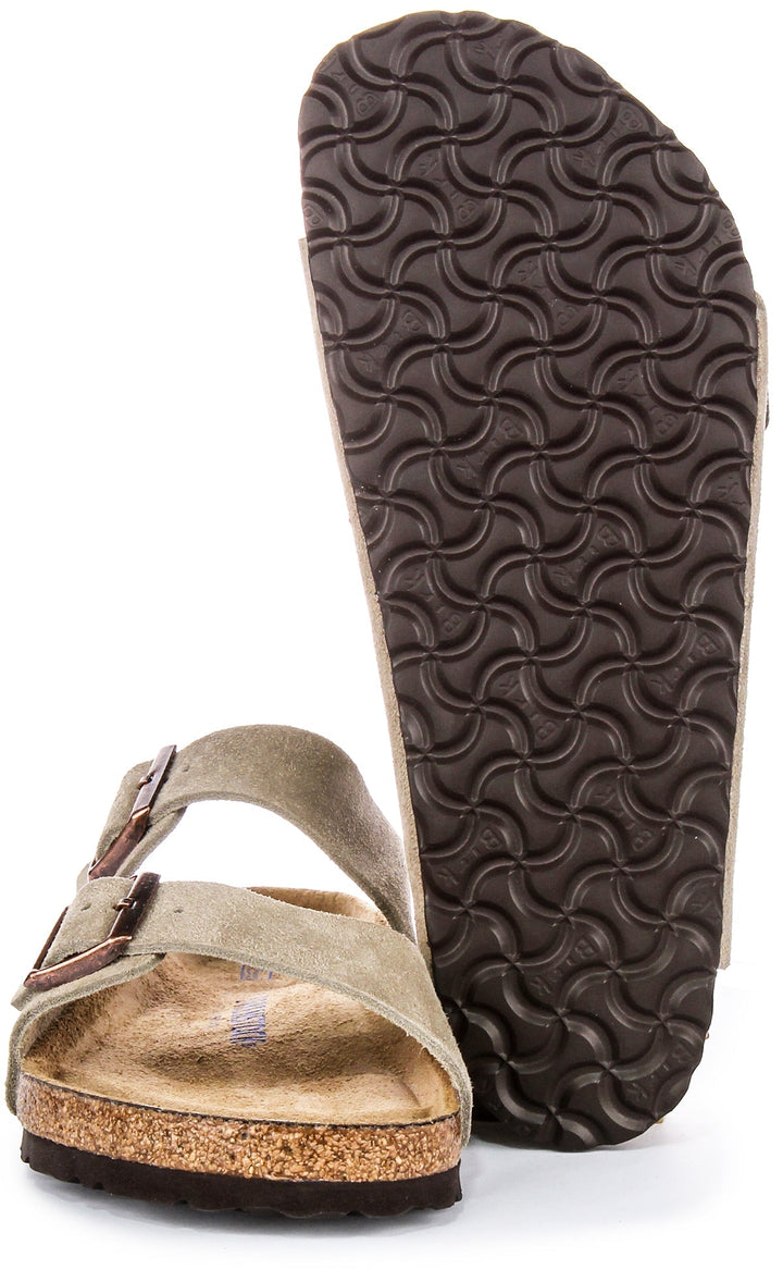 Birkenstock Arizona Semelle Douce en Taupe
