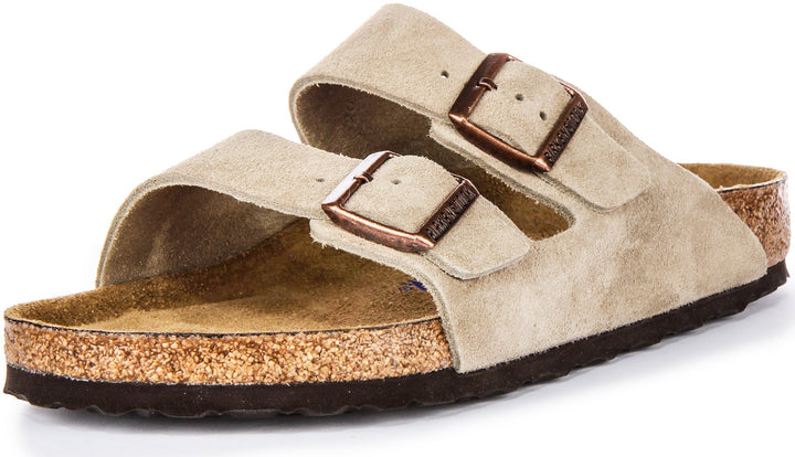Birkenstock Arizona Semelle Douce en Taupe