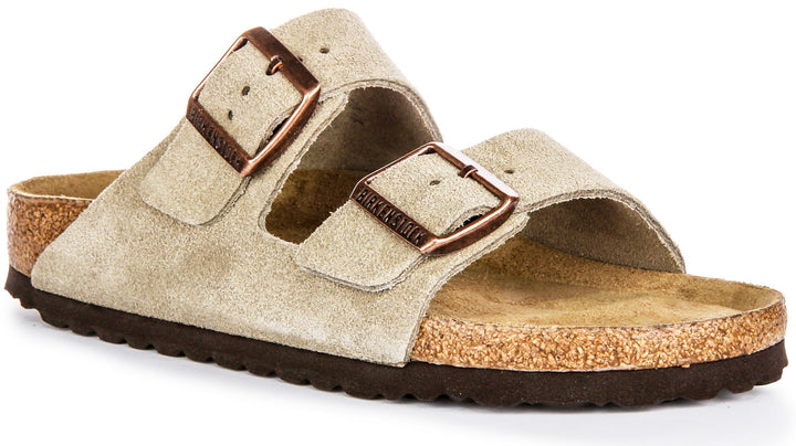 Birkenstock Arizona Semelle Douce Taupe | Coupe Étroit