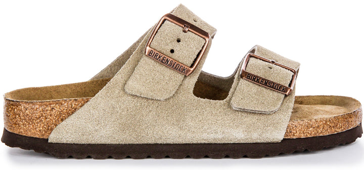 Birkenstock Arizona Semelle Douce Taupe | Coupe Étroit