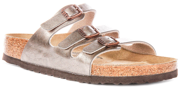 Birkenstock Florida Bs In Taupe | Regular Fit