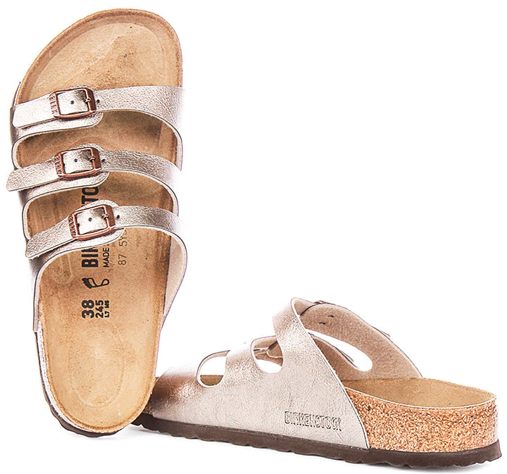 Birkenstock Florida Bs In Taupe | Regular Fit