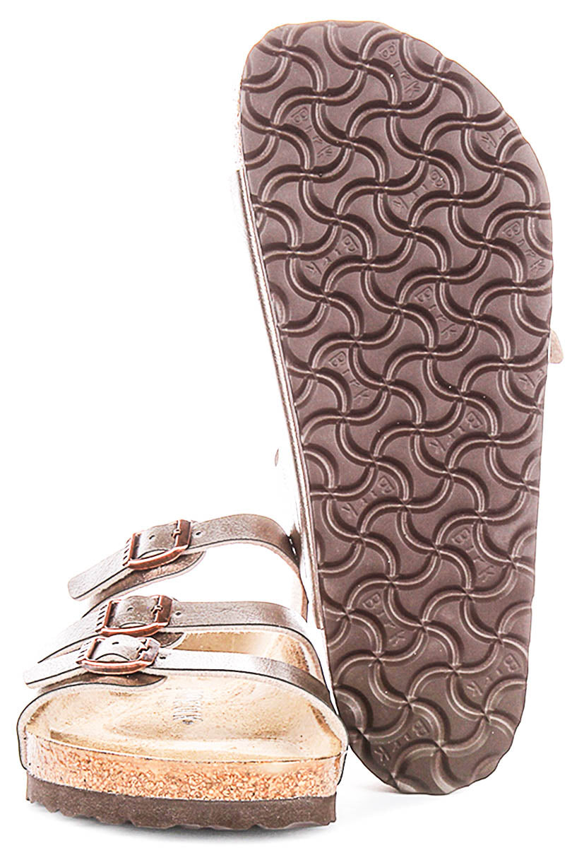 Birkenstock Florida Bs In Taupe | Regular Fit