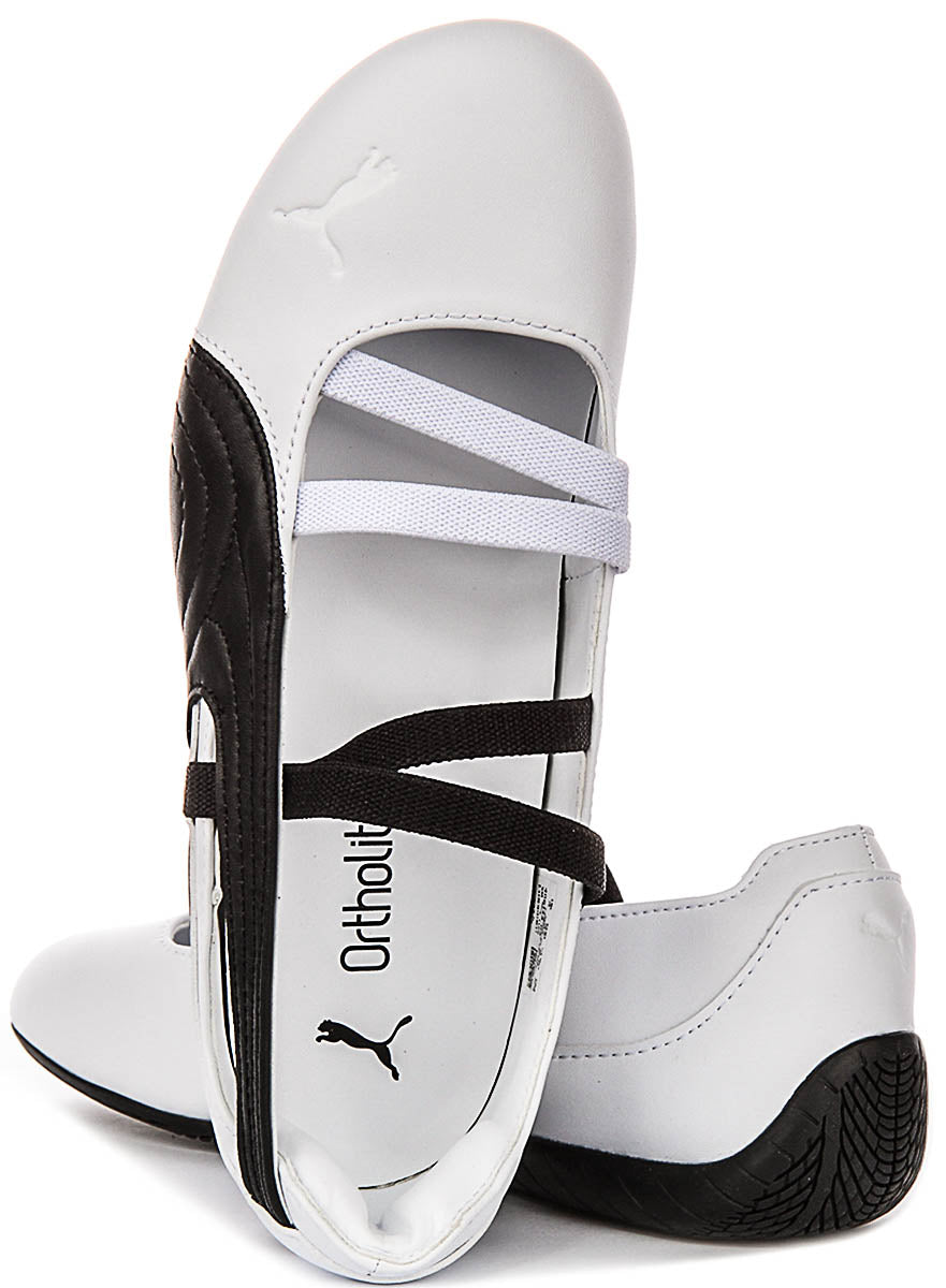 Puma Sc Ballet Leather In White For Women