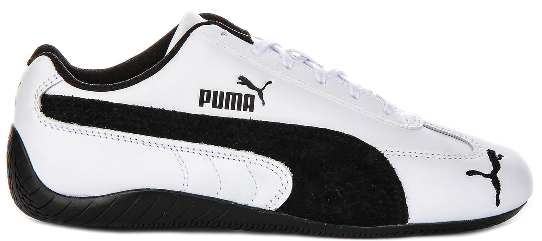 Puma Speedcat Leather In White Black For Unisex