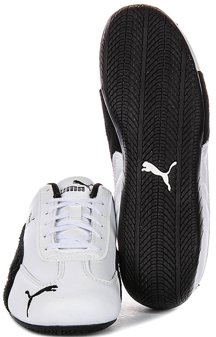 Puma Speedcat Leather In White Black For Unisex