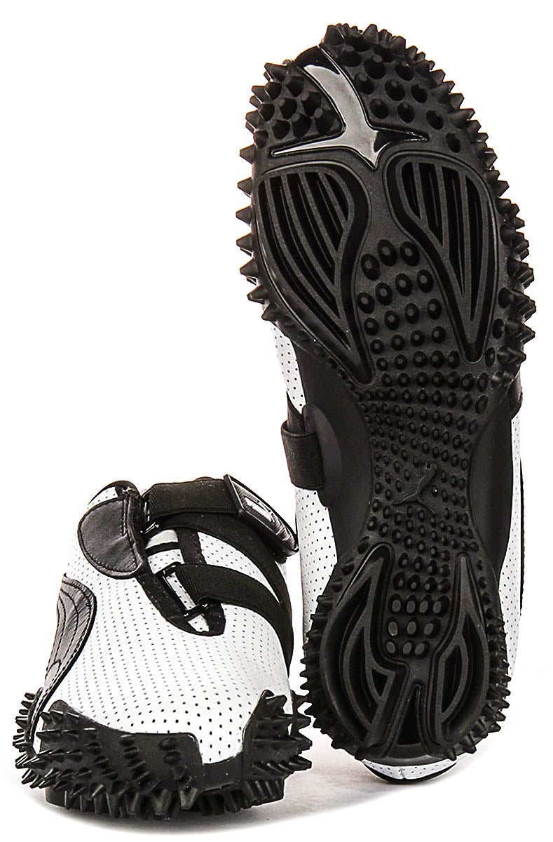 Puma Mostro Perf In White Black