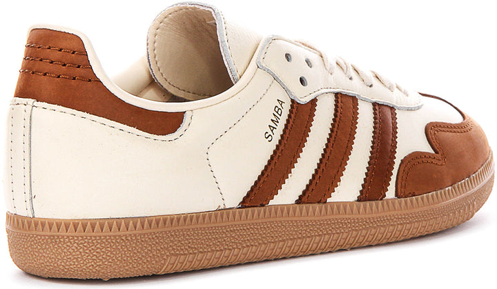 Adidas Samba OG W In White Brown For Women