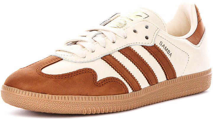 Adidas Samba OG W In White Brown For Women