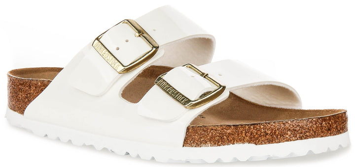 Birkenstock Arizona Bf In White Patent | Regular Fit
