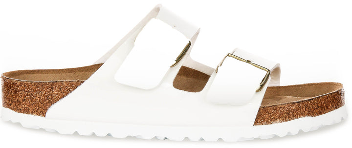 Birkenstock Arizona Bf In White Patent | Regular Fit