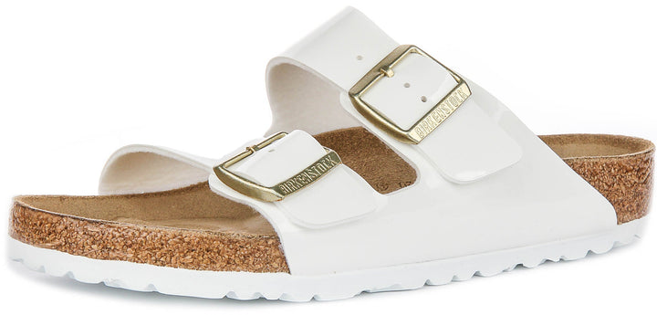 Birkenstock Arizona Bf In White Patent | Regular Fit